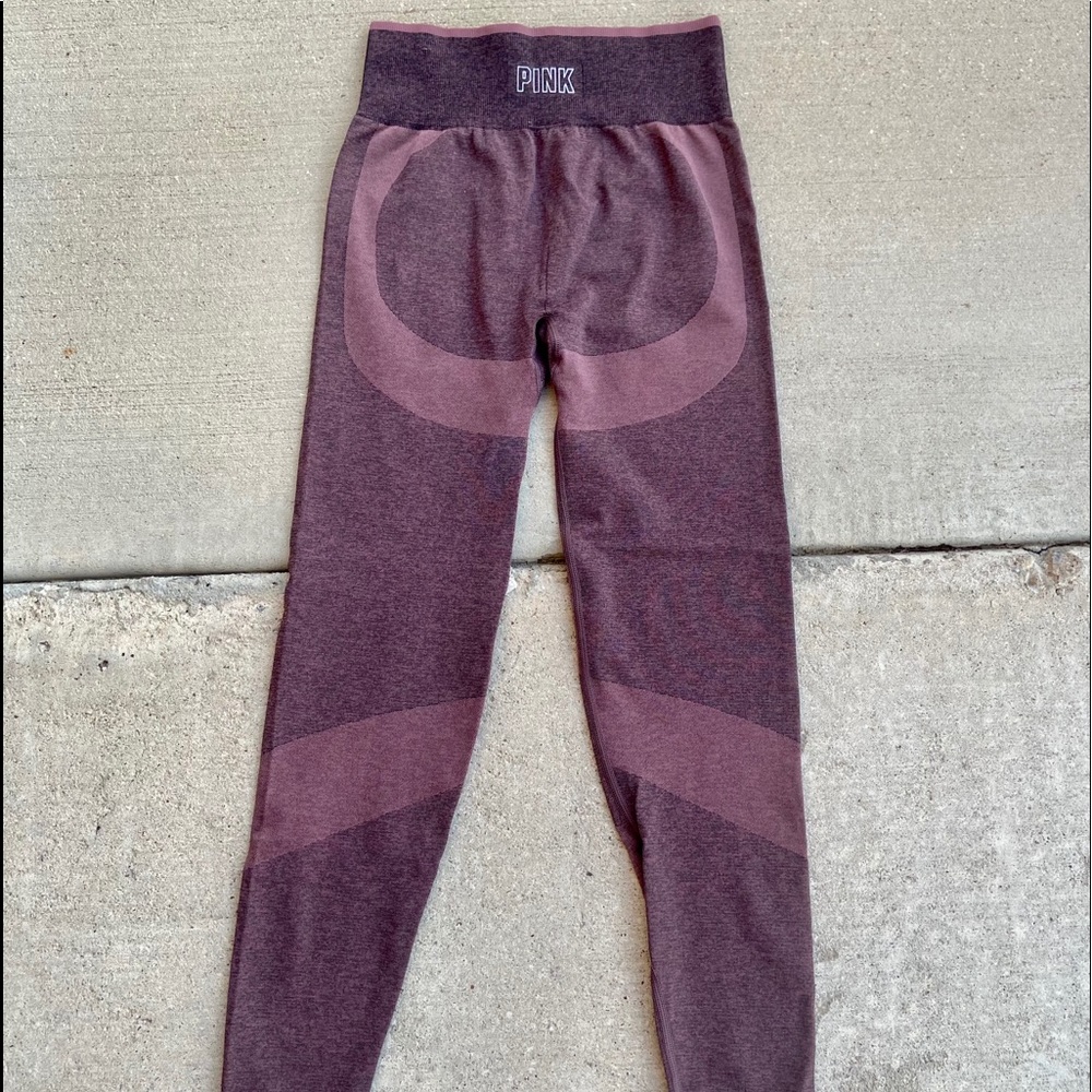 PINK Maroon Leggings